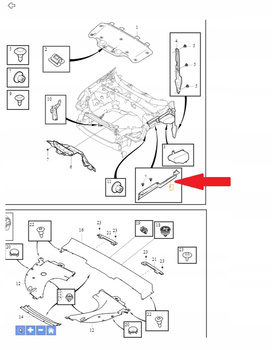 LEWA MASKOWNICA BŁOTNIKA VOLVO XC40 EX40 C40 EC40 OE _ 32314715