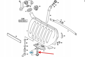 FILTR SITKO PALIWA MERCEDES W107 W116 W123 W124 W126 W201 OE A2014700406
