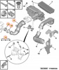 PRZEWÓD TURBOSPRĘŻARKI CITROEN C2 C3 C4 C5 BERLINGO 206 207 307 OE 1434E1