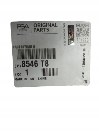 Osłona drzwi lewa Citroen Jumper 3 OE 8546T8
