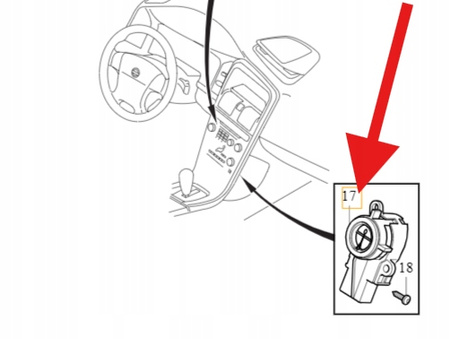 CZUJNIK TEMPERATURY WEWNĘTRZNEJ VOLVO XC60 XC70 S80 V70 OE 31288604