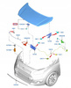 MASKA POKRYWA SILNIKA FORD TOURNEO CONNECT 2013- 1808950 _ PDT11-V16610-AA