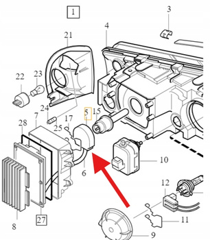 STARTER ZAPŁONNIK REFLEKTORA XENON VOLVO S80 S60 V70 2002- XC90 OE 30655898