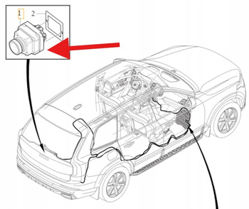 KAMERA PARKOWANIA TYŁ VOLVO S90 V90 2017- XC90 XC60 S60 V60 OE 31445951