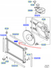 CHŁODNICA WODY FORD FUSION 2004-2012 Benzyna_1325831_4S6H-8005-DA