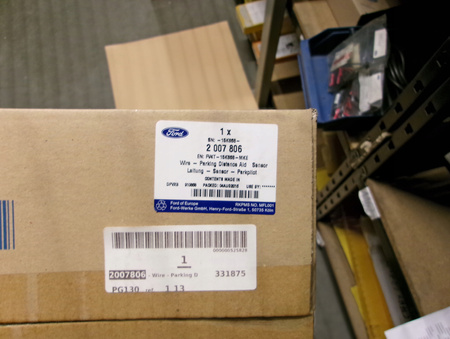 WIĄZKA CZUJNIKÓW PARKOWANIA TYŁ FORD KUGA Mk2 BLIS 2007806 _ FV4T-15K868-MKE