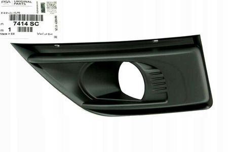 ZESTAW ZAŚLEPEK HALOGENU CITROEN C4 PICASSO OE 7414SC
