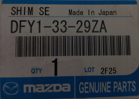 Mocowanie klocków hamulcowych przód - Mazda 2 DE_DFY13329ZA