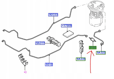 FILTR PALIWA FORD FUSION FIESTA Mk6 2208333 _ 2S6J-9155-AA