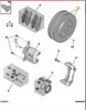 Zestaw tarcz hamulcowych przednich Citroen C3 C4 OE 4249G1