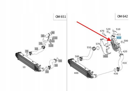 TŁUMIK SZMERÓW REZONATOR POWIETRZA DIESEL M642 MERCEDES OE A6429970520