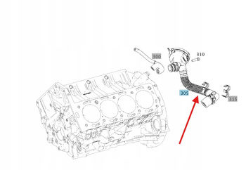 ODMA SILNIKA BENZYNA OM156 MERCEDES OE A1560100370