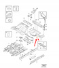 TYLNA PODŁOGA VOLVO XC90 2016- OEM/OE 31656545