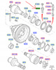 CZUJNIK PRĘDKOŚCI FORD FUSION 01- FIESTA Mk7 2008- 1087548 _ 98AB-9E731-AG