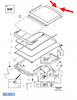 USZCZELKA SZYBERDACHU PANORAMY VOLVO XC90 2016- XC60 S90 OEM/OE 31484961