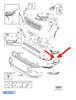 PRAWA KRATKA ZDERZAKA PRZÓD VOLVO XC90 2016-2019 OEM/OE 31455202