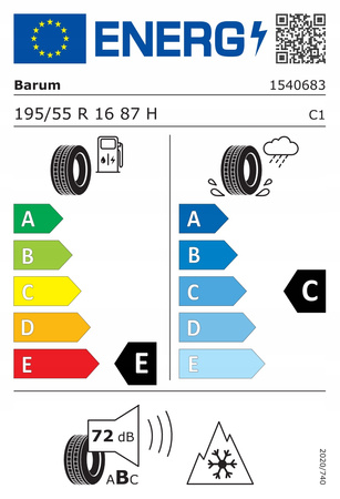 Opona całoroczna Barum Quartaris 5 195/55R16 87 H (3PMSF)