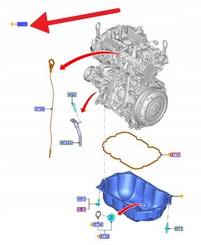 MISKA OLEJOWA 1.5 ECOBOOST FORD FIESTA FOCUS 2018- 2280137 _ K1BG-6675-AB