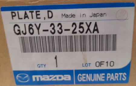 Tarcza hamulcowa przód-Mazda 6 GG/GY_GJ6Y3325XA