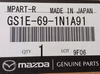 Obudowa prawa lusterka zewnętrznego - Mazda 2 DE_GS1E691N1A91