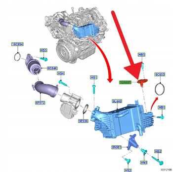 CZUJNIK TEMPERATURY POWIETRZA 1.5 TDCI FORD FOCUS 2190897 _ JN1Q-12B676-AA