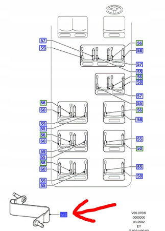 MOCOWANIE TASMA PASA BEZPIECZEŃSTWA TRANSIT 1996-_1144464_V96VB-B63518-CA