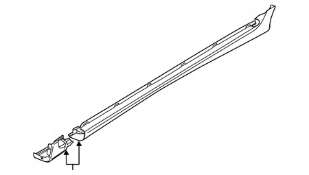 LISTWA PROGOWA LEWA VOLVO OE 32270136