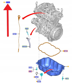 MISKA OLEJOWA 1.2 1.5 EB FORD KUGA KA FOCUS 2018- 2290122 _ JX6G-6675-BC