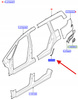 NAKLEJKA OCHRONNA PROGU LEWA FORD S-MAX 2006-2015 1590637 _ 6M21-23727-AD