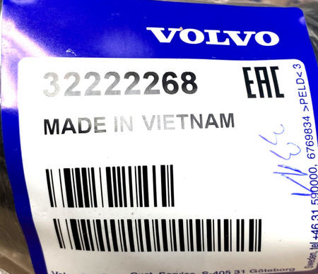 Volvo OE 32222268 przewód powietrza doładowującego