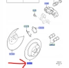 TARCZE HAMULCOWE TYŁ x2 FORD TRANSIT CONNECT 02-13 1362868 _ 2T14-2A315-BC