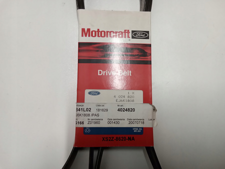 PASEK KLINOWY FORD COUGAR MONDEO Mk2 BENZYNA _ 4330326 _ XS2E-8620-NB