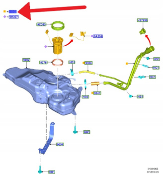 RURA WLEW PALIWA 1.0 1.5 2.3 ECOBOOST FOCUS 2018- OE 2501548 _ JX61-9032-AE