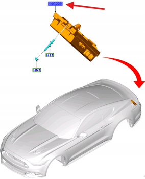MODUŁ INTERFEJSU FORD MUSTANG MK6 2020- 2022 2526859 _ LR3T-14G229-EN