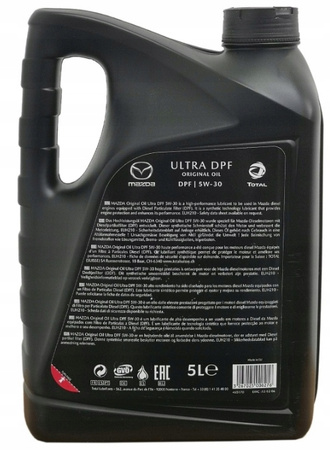 2x Olej syntetyczny Mazda OE Original Oil Ultra DPF 5W-30 5L