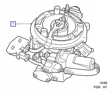 ZESTAW USZCZELKA ŁADOWANIA PALIWA FIESTA TRANSIT 6540301 _ 87SF-9F651-BB