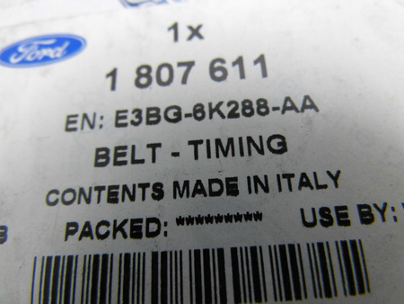 PASEK ROZRZĄDU 1.0 EB 1.1 Ti-VCT FORD FIESTA FOCUS C-MX 1807611 _ E3BG-6K288-AA