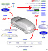 EMBLEMAT "ECOBOOST" TYŁ FIESTA COURIER CONNECT 13- 1830629 _ DM51-A42528-AA