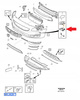 ZAWIAS MOCOWANIE SPRYSKIWACZA LEWY VOLVO S60 V60 2011- (14-18) OE 31353308