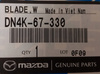 Pióro wycieraczki prawe przednie - Mazda MX-30 DR_DN4K67330