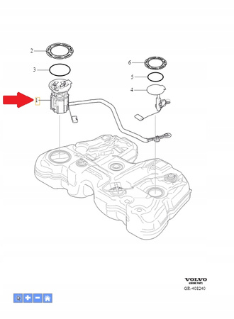 Pompa paliwa Volvo OE 31274669