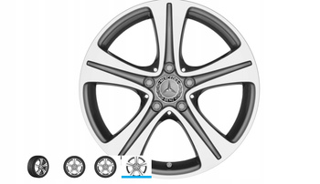 Felga aluminiowa Mercedes-Benz OE 2134011400 8.0" x 18" 5x112 ET 43