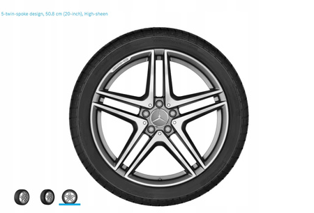 Felga aluminiowa Mercedes S KLASA W222 A2224010800