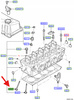 ZAWÓR GŁOWICY 1.3 ZETEC FORD FUSION FIESTA 2002- OE 1144340 _ 1N2G-6507-A2A