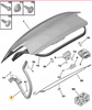 Zawias klapy bagażnika Citroen C-Elysee OE 9808428280