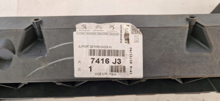 Wzmocnienie zderzaka Citroen Berlingo Peugeot Partner OE 7416J3