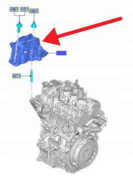 ŁAPA PODUSZKA SILNIKA 1.0 ECOBOOST FORD FOCUS 2018- 2382535 _ JX61-6F012-GD