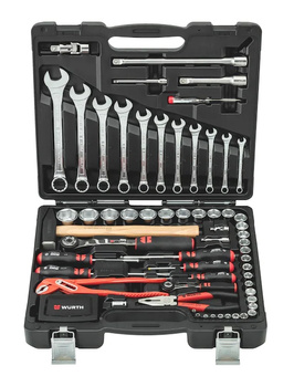 WURTH ZESTAW KLUCZY DUŻY 93 EL. 1/2 1/4 cala