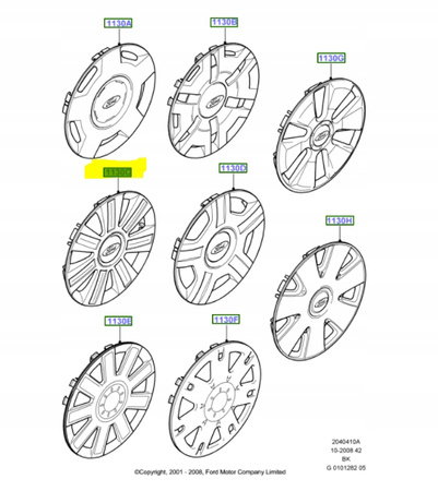 FORD OE 1140168 - KOŁPAK 14"_1140168_2S61-1130-CA