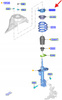 MOCOWANIE GÓRNE AMORTYZATORA PRZÓD MUSTANG 2015- 5283122 _ FR3C-3K155-AC